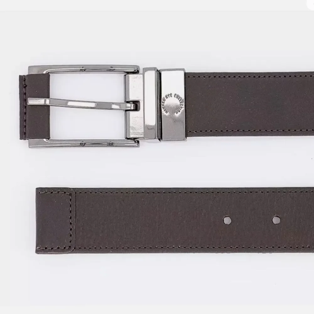 Hawker Rye Harrison Reversible Pebble Leather Belt Brown Size‎ 32 Stitch Fix NWT